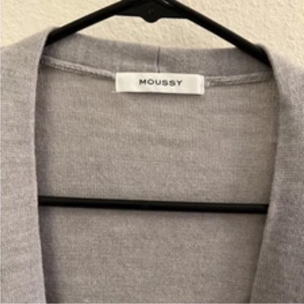 NWOT Moussy Vintage Persuasive V Neck Knit Cardigan - Picture 4 of 6